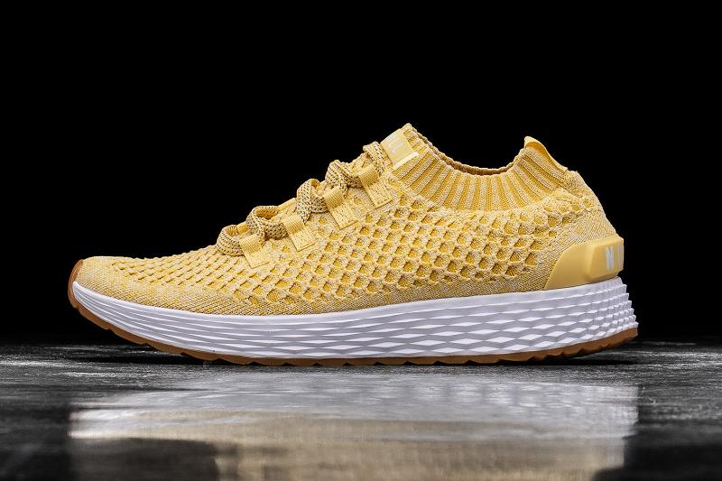 Nobull Honey Knit Runner Women's Running Shoes Orange | USA V1691R
